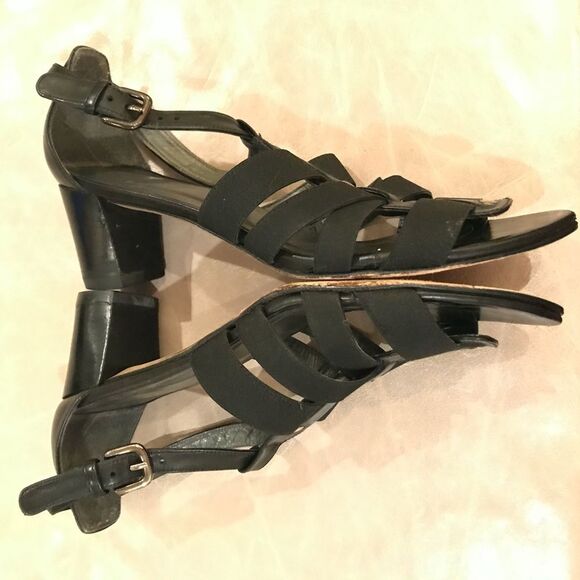 Weitzman Gladiator Elastic Strappy Sandals 7.5M - Picture 5 of 11